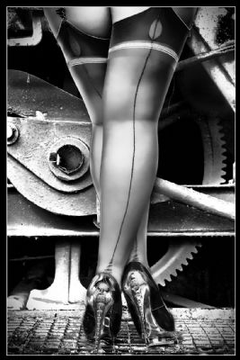 Train repair woman